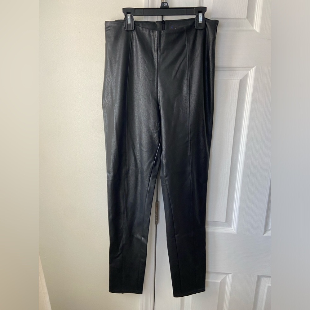 Paige Kiana vegan leather leggings size medium new - Picture 2 of 7